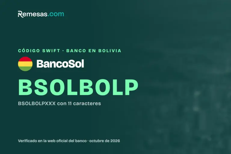 Código SWIFT de BancoSol: cómo recibir dinero del extranjero (2026)