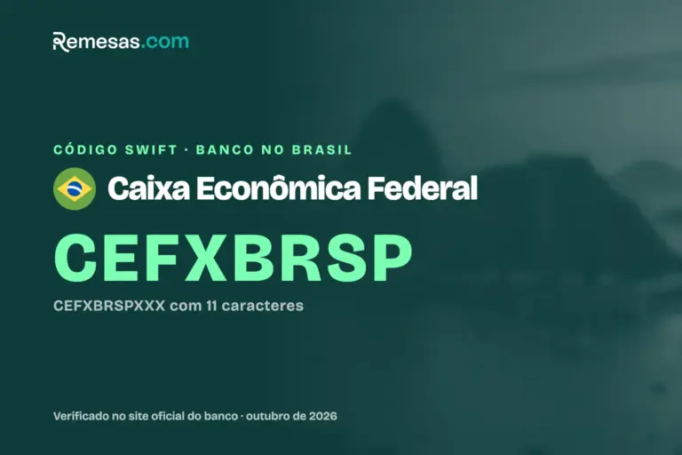 Código SWIFT da Caixa Econômica Federal: como receber dinheiro do exterior (2026)
