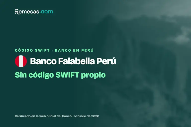 ¿Banco Falabella Perú tiene código SWIFT? Cómo recibir dinero del extranjero (2026)